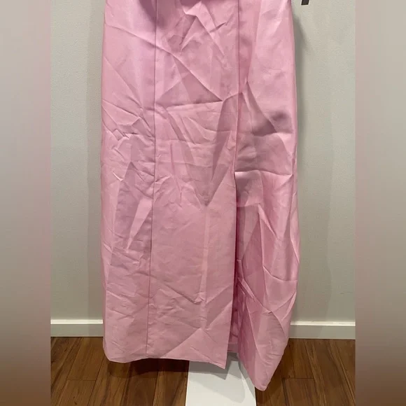 ALFRED SUNG Pink Strapless Maxi Dress - Picture 5 of 11